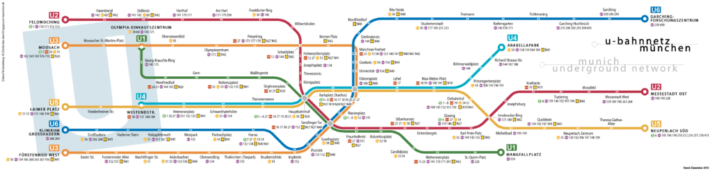 Karta metro Myunkhena